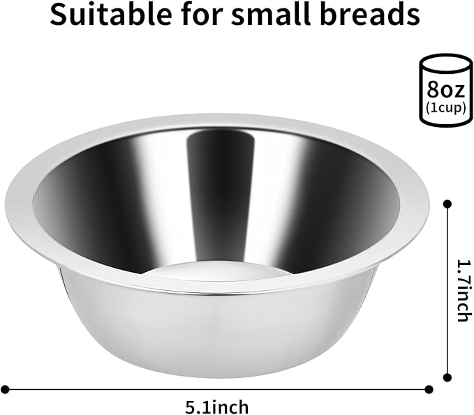 2-Pack Hanging Stainless Steel Dog Water Bowls – No-Spill Puppy Crate & Kennel Feeder (8oz / 1 Cup)